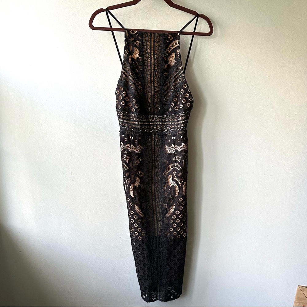 Keepsake Lace Midi Dress - XS
